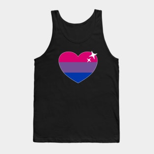 Bisexual Flag - Bisexual Heart Tank Top